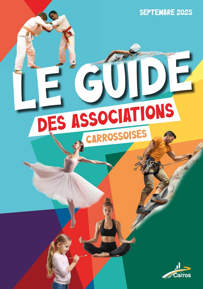 Couverture du Guide des associations carrossoises, activités sportives et culturelles